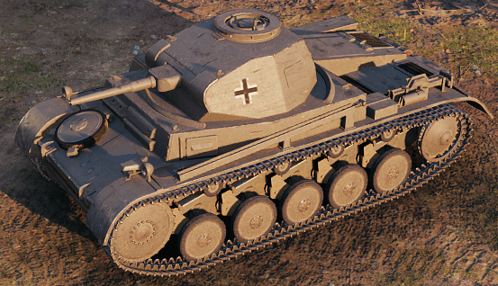 バーリンデン 1/15 PANZERKAMPFWAGEN Ⅱ Ausf.C(ドイツ2号戦車